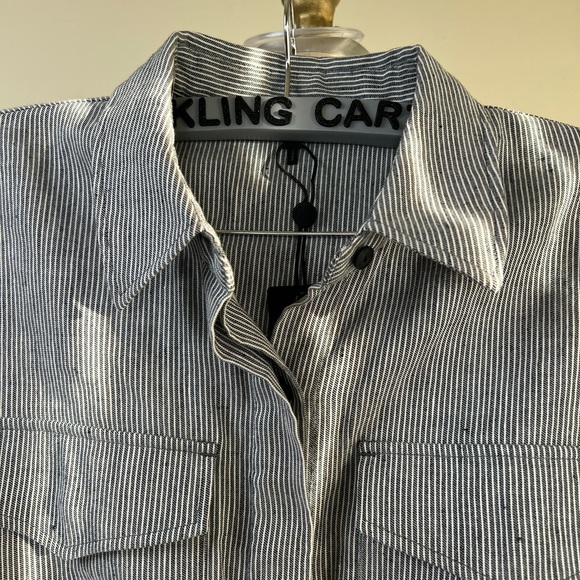 NWT🥼rag & bone Navy Stripe Surplus Romper SZ-10 - Picture 4 of 15